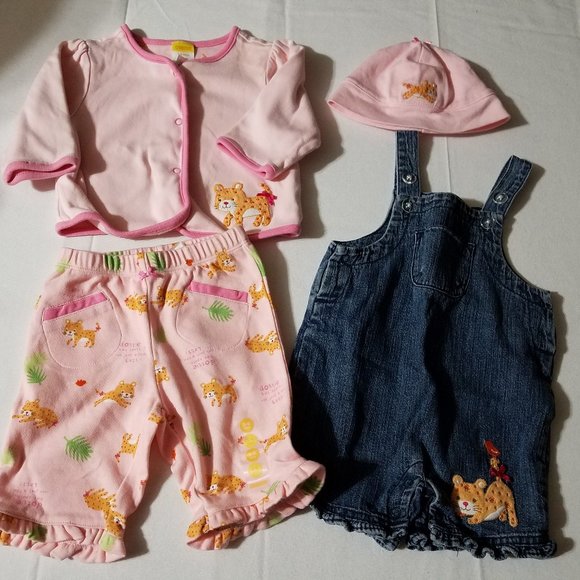 Gymboree Jungle Parade 3-6 month NWT Capri, 0-6 month hat,...